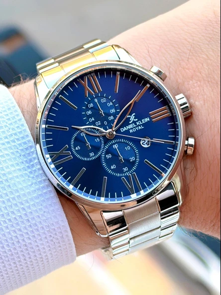 Daniel Klein İtalyan Tasarım Bileklik Hediyeli 2 Yıl Garantili 3 Atm Erkek Kol Saati K.KN.10984.3 - Resim 3