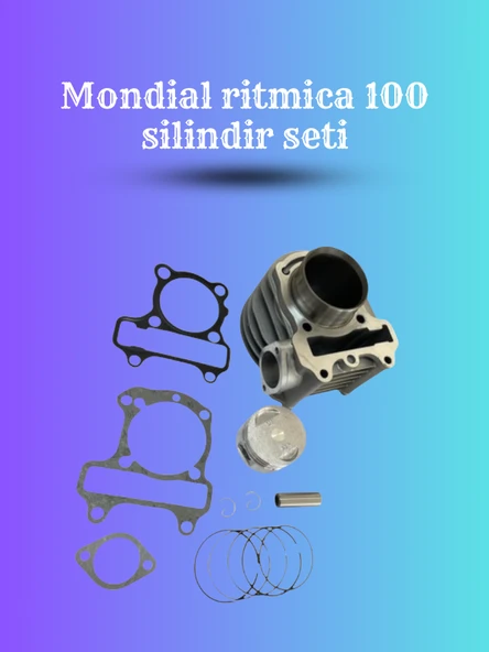 Mondial Ritmica 100 Silindir Seti – Piston, Segman ve Conta Takımı ürün görseli 1