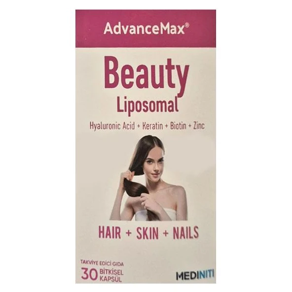 Advancemax Beauty Lipozomal Hyalüronik Asit 30 Kapsül ürün görseli 1