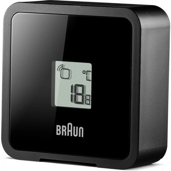 BRAUN BNC013BK-RC HAVA İSTASYONLU MASA SAATİ SİYAH - Resim 3