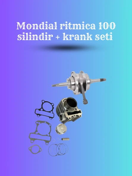 Mondial Ritmica 100 Silindir ve Krank Seti – Komple Motor Yenileme Kiti ürün görseli 1