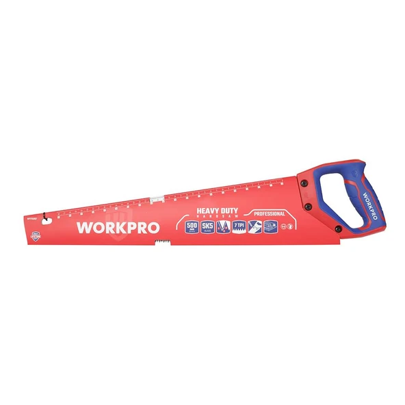 WORKPRO WP215007 500mm SK5 7 TPI Ağır Hizmet Tipi El Testeresi - Resim 10