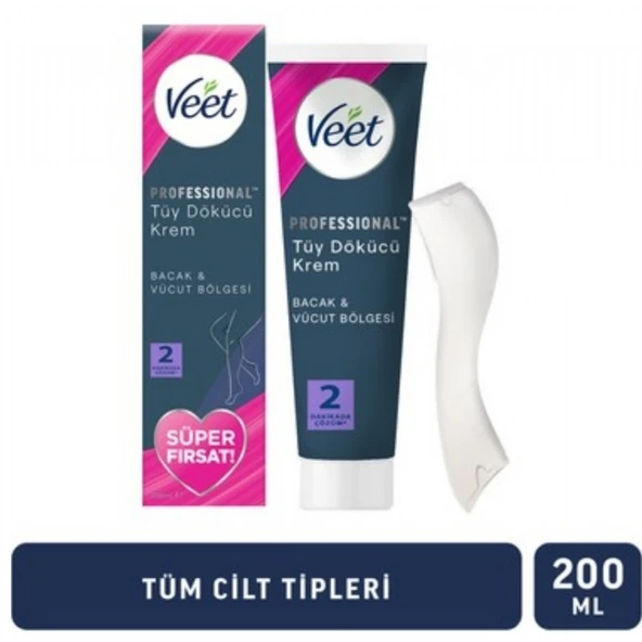 VEET KREM PROF. 200ML BACAK/VUCUT ürün görseli 1