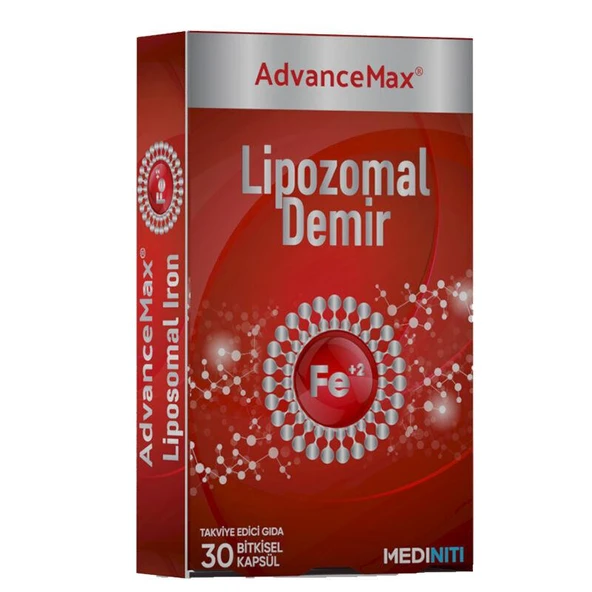 Mediniti AdvanceMax Lipozomal Demir 30 Kapsül ürün görseli 1