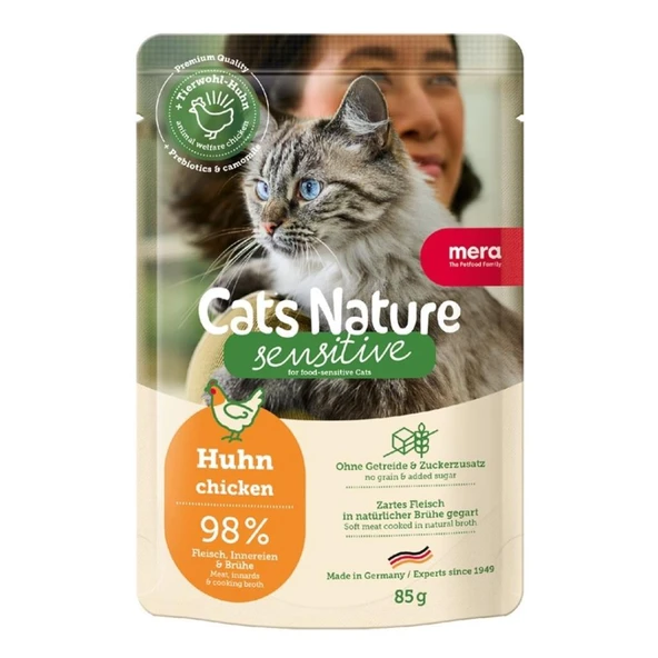 Mera Cats Nature Tavuklu Yetişkin Kedi Yaş Maması 85 Gr ürün görseli 1
