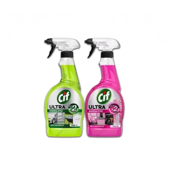 CIF ULTRA SPREY ANINDA ETKI 2*1025ML 4667 ürün görseli 1