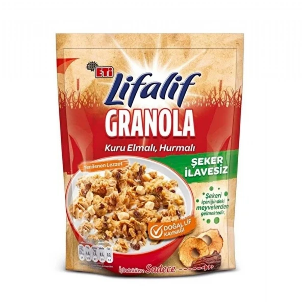 ETI LIFALIF 200GR GRANOLA ELMALI HURMALI 3028124 ürün görseli 1