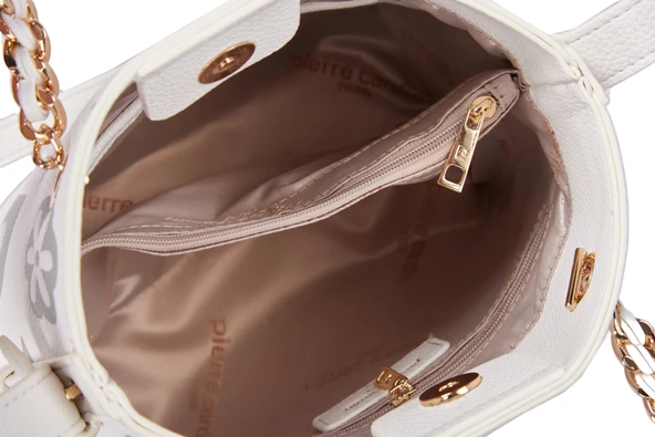 Pierre Cardin Kadın Omuz Çantası Beyaz 05PC25Y10501 - Resim 7