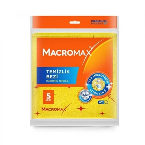 MACROMAX TEMIZLIK BEZI 5'LI ürün görseli 1