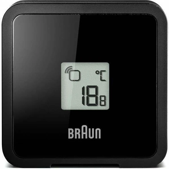BRAUN BNC013BK-RC HAVA İSTASYONLU MASA SAATİ SİYAH - Resim 4
