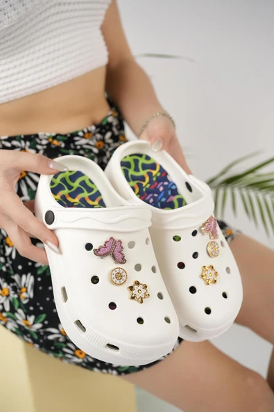 CRX-TAŞLI Kadın Terlik Plaj Deniz Havuz Terliği ürün görseli 1