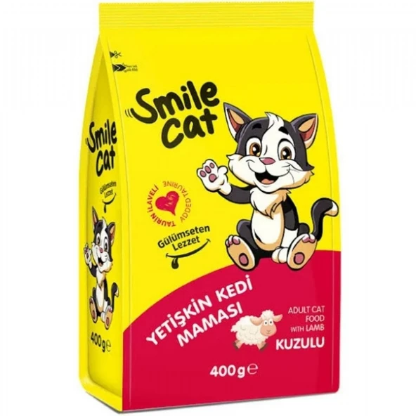 SMILE CAT K.MAMA 400GR YETISKIN KEDI KUZULU ürün görseli 1