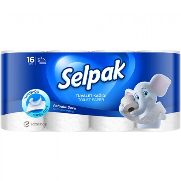SELPAK 16'LI TUV.KAGIDI EXTRA PAMUKSU DOKU 0684(3) - Resim 2