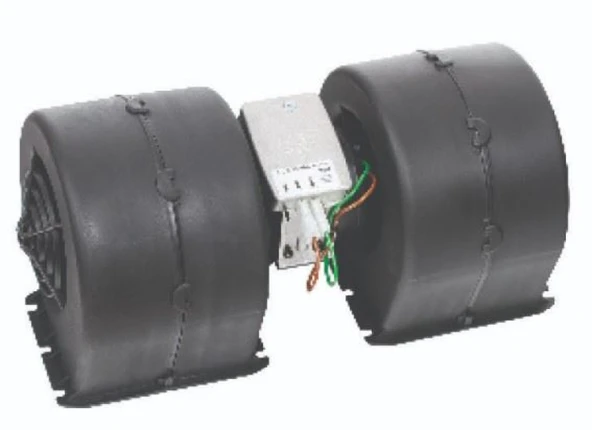 Unıversal Truck Kalorıfer Klima Motoru 24v Ciftli Blower Komple 345 1200 M3 / D Uc Devir Direncli 72240016 - Kormas 5 701 250 240 009 ürün görseli 1