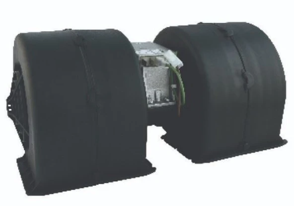 Unıversal Truck Kalorıfer Klima Motoru 24v Kucuk Ciftli Blower Komple 325mm Unıte 1000 M3 / D Uc Devir Direnc 722400 - Kormas 5 701 250 240 010 ürün görseli 1