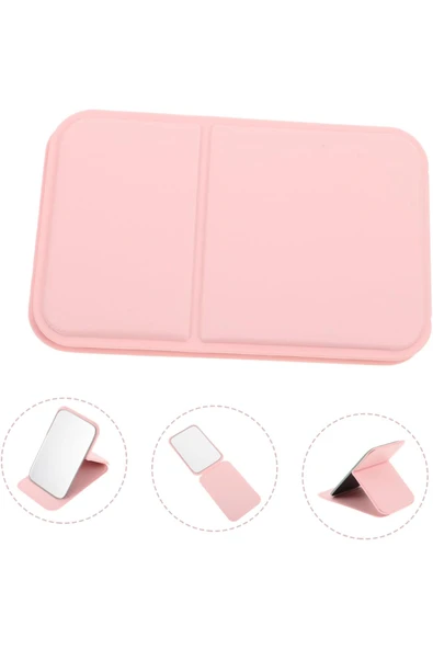 HPYTECH Taşınabilir Katlanabilir Mini Makyaj Aynası–Masaüstü & Çanta &Cep Boy Kompakt Seyahat Aynası - Resim 2
