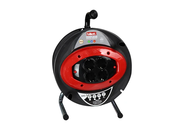 Bilkat Makaralı Kablo 3*1,5 50Mt - Resim 2