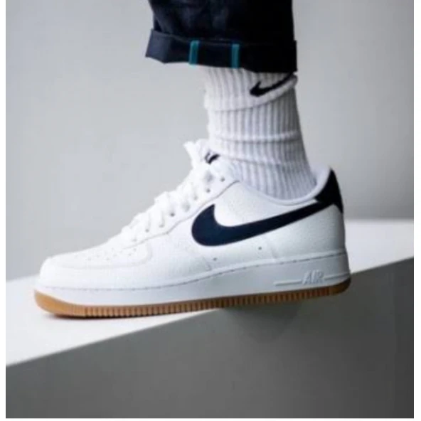 Nike Air Force 1 Low White Gum Erkek Spor Ayakkabı CI0057-100 ürün görseli 1