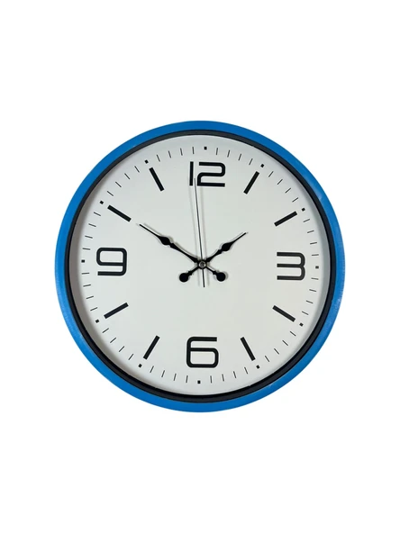 Zentime 36 Cm Mavi Dekoratid Duvar Saati - Resim 2