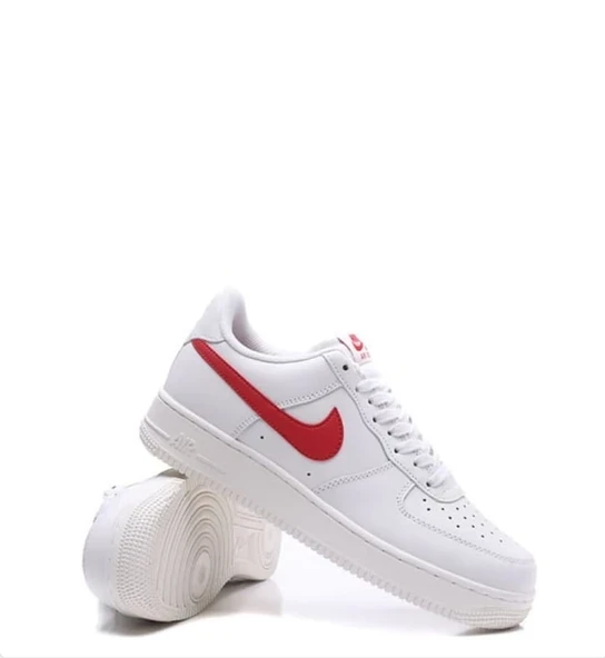 Nike 315122-126 AIR FORCE 1 07 Kadın Koşu Ayakkabı (Beyaz) - Resim 2