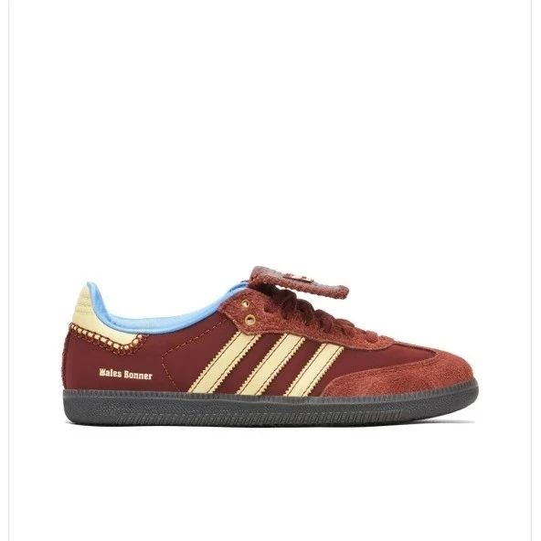 Adidas Samba x Wales Bonner Burgundy ürün görseli 1
