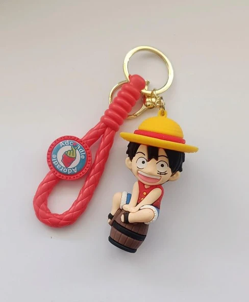 Silikon Anahtarlık One Piece Monkey D. Luffy Karakter Figür Çanta Süsü Oyuncak 18119 ürün görseli 1