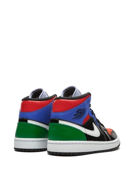 Air Jordan 1 Mid SE "Multicolor Patent" sneakers - Resim 2