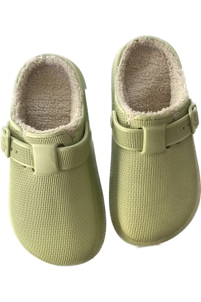 Home Kadın Yeşil Ultrasoft Kaymaz Taban Ev Ofis Terlik - Resim 2