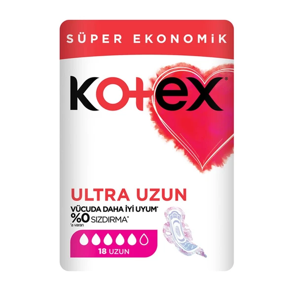 Kotex Ultra Normal - Uzun - Gece 6 lı Karma Paket - Resim 3