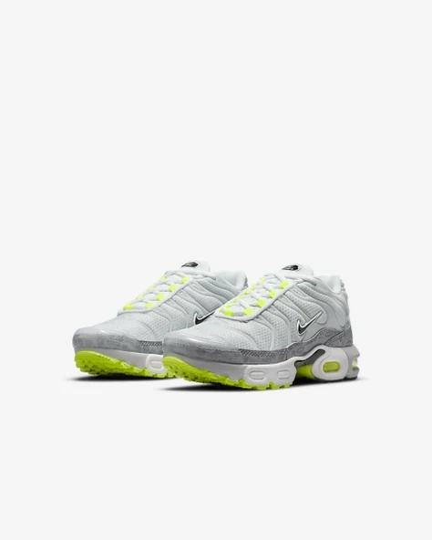 Air Max Plus 1 "Platinum Grey Reflective Logos - Resim 2