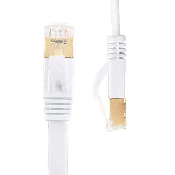 4980 Cat7 Ethernet Rj45 Modem Internet Kablosu 0.5 Metre 10gbps 600mhz - Resim 2
