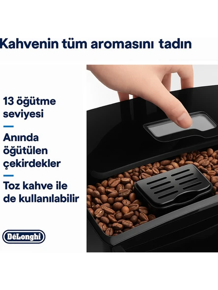 Delonghi Magnifica S ECAM22.110.B Tam Otomatik Espresso Makinesi (TEŞHİR) - Resim 4