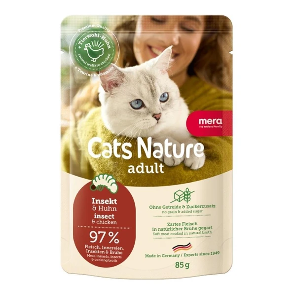 Mera Insect Yetişkin Kedi Yaş Maması 85 Gr ürün görseli 1