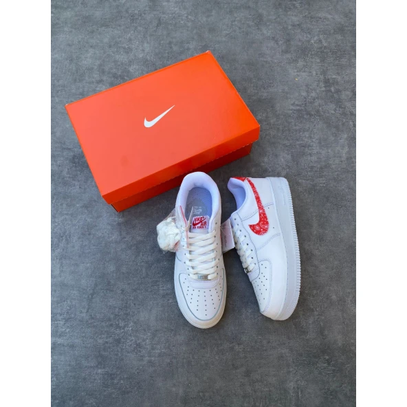 Nike Air Force 1 Low DJ9942 102 Orange Paisley Günlük Spor Ayakkabı - Resim 2