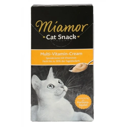 Miamor Cream Multi Vitamin  Likit Kedi Ödülü 6x15 Gr ürün görseli 1