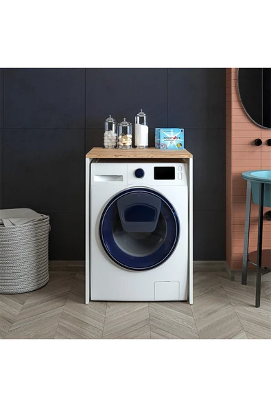 Çamaşır Makinası Alt dolabı MDF ÇAM DESEN ürün görseli 1