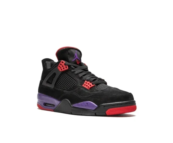 Air Jordan 4 Retro Raptors Drake Ovo spor ayakkabı - Resim 2