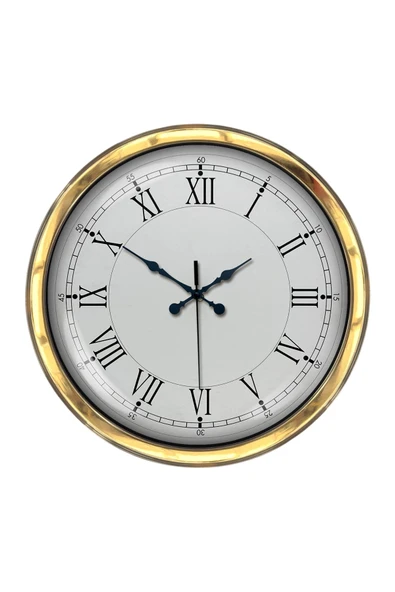 Zentime 40 Cm Gold Lüks Dekoratif Duvar Saati - Resim 2