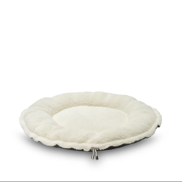 Pet Comfort Sunflower Çift Taraflı Koyu Yeşil/Ekru Kedi ve Köpek Yatağı 60cm - Resim 2