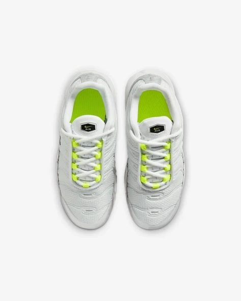 Air Max Plus 1 "Platinum Grey Reflective Logos - Resim 3