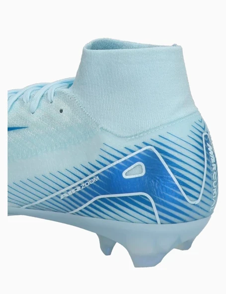 Krampon Nike Zoom Mercurial Superfly 10 Elite FG - açık mavi - Resim 3