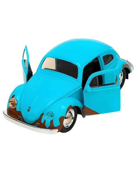 Disney Stitch ve Volkswagen Beetle 1:32 Die Cast Araç ve Figür 33251 - Resim 5