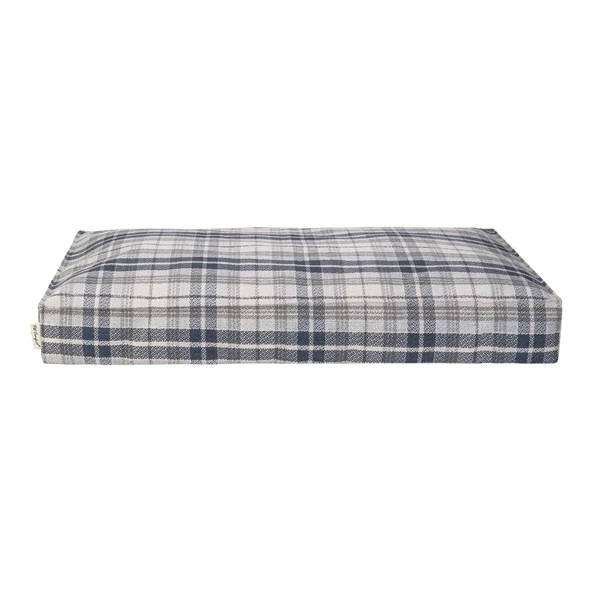 Pet Comfort Lima  Mavi Kareli Köpek Yatağı M 90x60cm - Resim 3