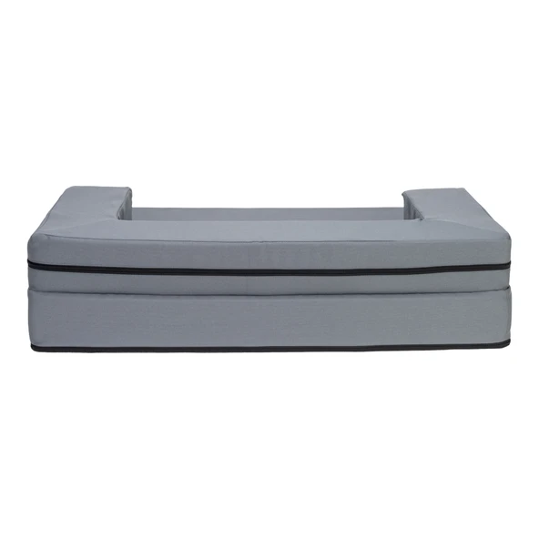 Pet Comfort Gloria Sofa Orthopedik Su Geçirmez Köpek Yatağı, Gri 70x53x8cm - Resim 3
