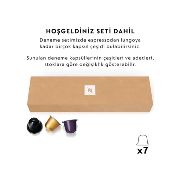 Nespresso F541 Gran Latissima Süt Çözümlü Kahve Makinesi,Siyah - Resim 8