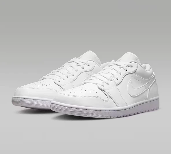 Air Jordan 1 Low Beyaz - Resim 2