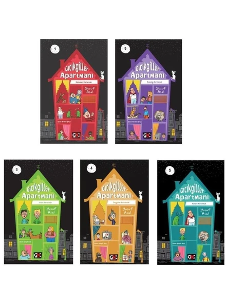 Genç Nesil Gıcıkgiller Apartmanı 5'li Set ürün görseli 1