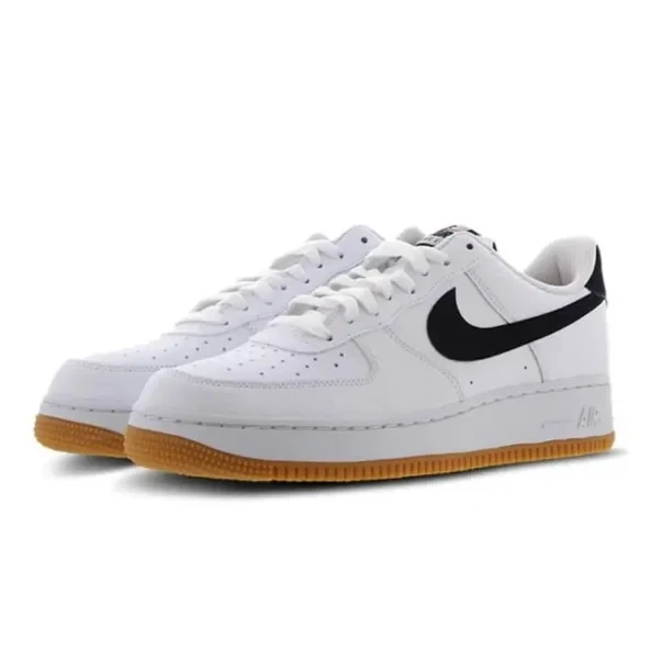Nike Air Force 1 Low White Gum Erkek Spor Ayakkabı CI0057-100 - Resim 2