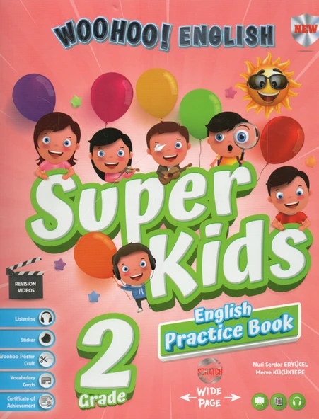 Eski müfredat KIRMIZI BEYAZ 2. SINIF WOOHOO SÜPER KİDS SET (3 KİTAP) - Resim 2