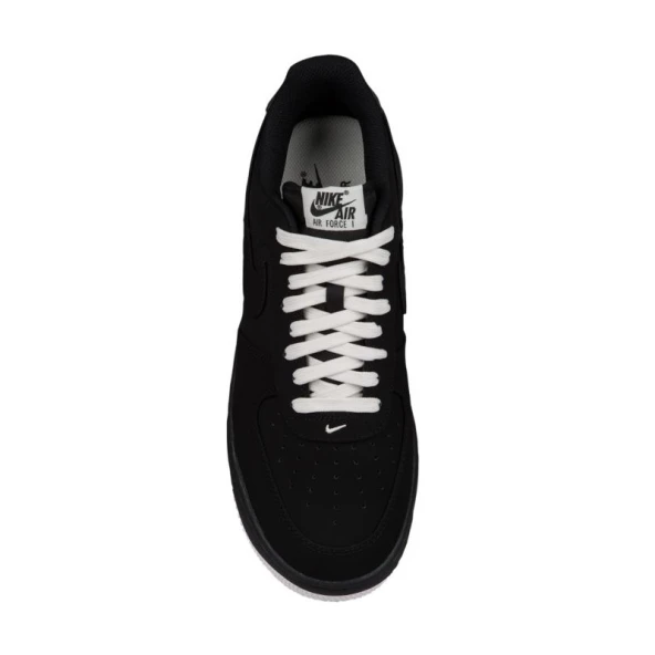 Nike Air Force Siyah Süet Tabanı Beyaz - Resim 2